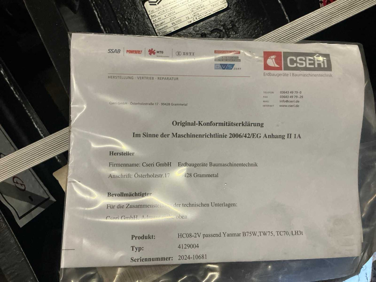 2024 YANMAR HCSW08-2V QUICK COUPLER, HYDR. - Utovarivač točkaš: slika 5 2024 YANMAR HCSW08-2V QUICK COUPLER, HYDR. - Utovarivač točkaš: slika 5