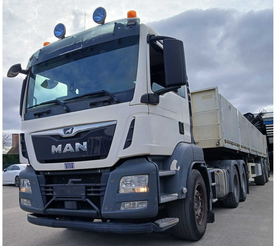 MAN TGS WITH KWB TRAILER AND HIAB XS LOADER CRANE - 2017 - Kamion: slika 1 MAN TGS WITH KWB TRAILER AND HIAB XS LOADER CRANE - 2017 - Kamion: slika 1