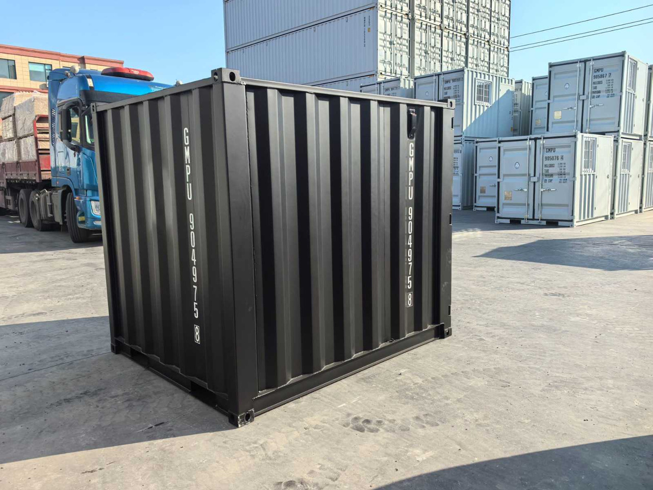 Rhino-Cross-Containers 9ft Zwart - Brodski kontejner: slika 2 Rhino-Cross-Containers 9ft Zwart - Brodski kontejner: slika 2