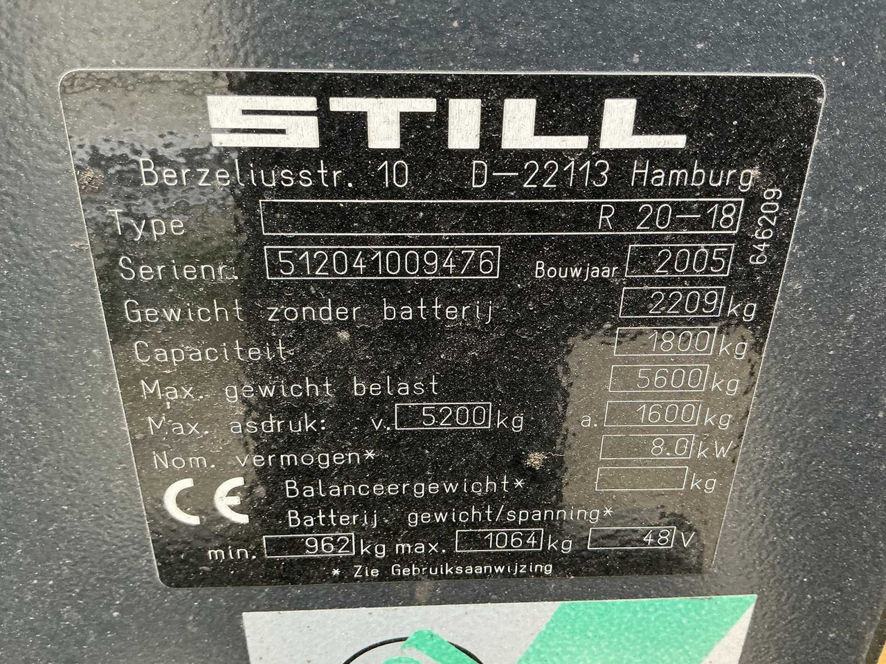 Viljuškar STILL - R20-18 - FORKLIFT TRUCKS - 2005: slika 9