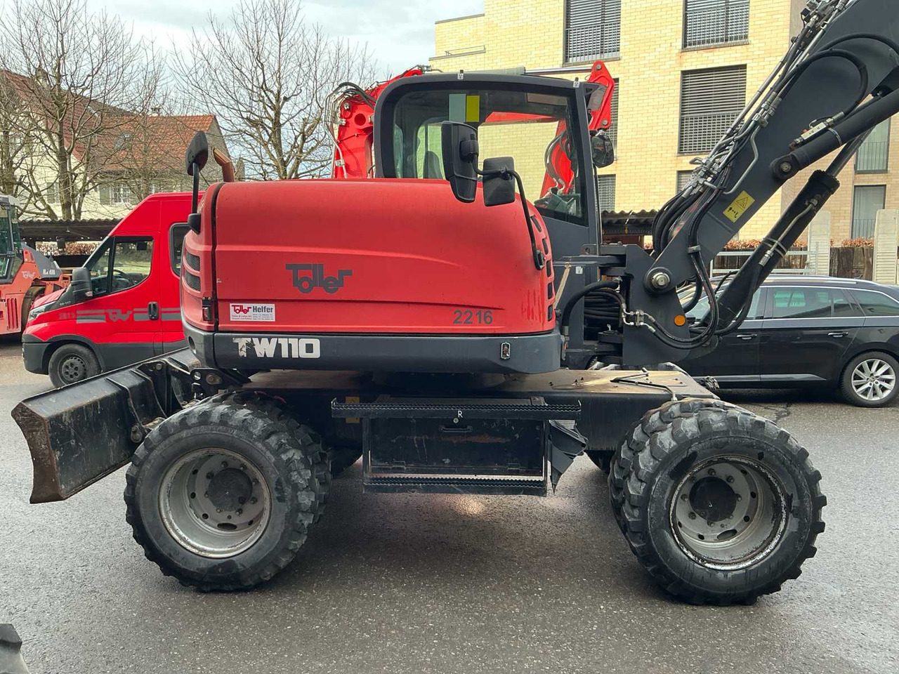 Terex TW110 - Bager točkaš: slika 4 Terex TW110 - Bager točkaš: slika 4
