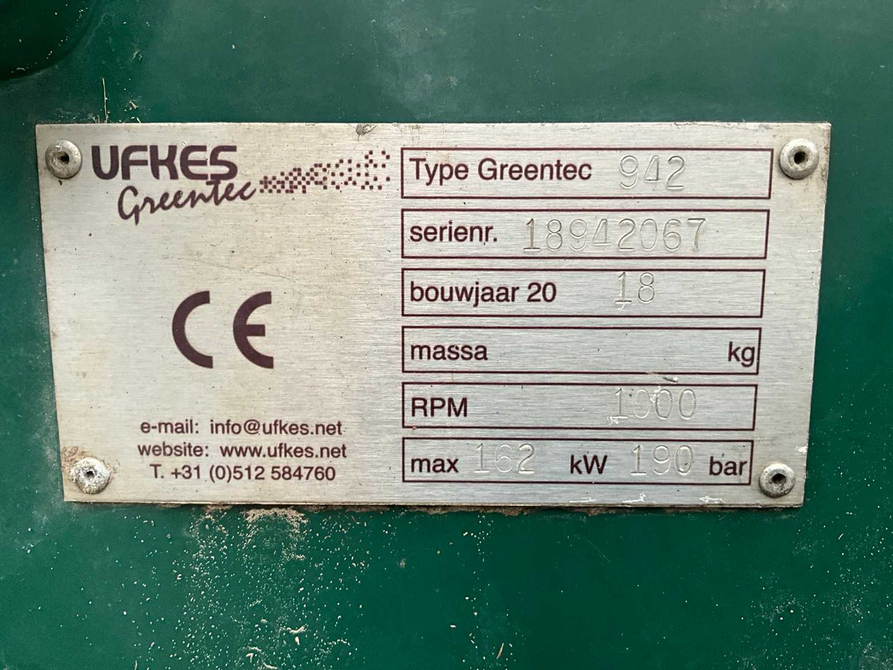 Strugač za drvo Ufkes Greentec 942: slika 8