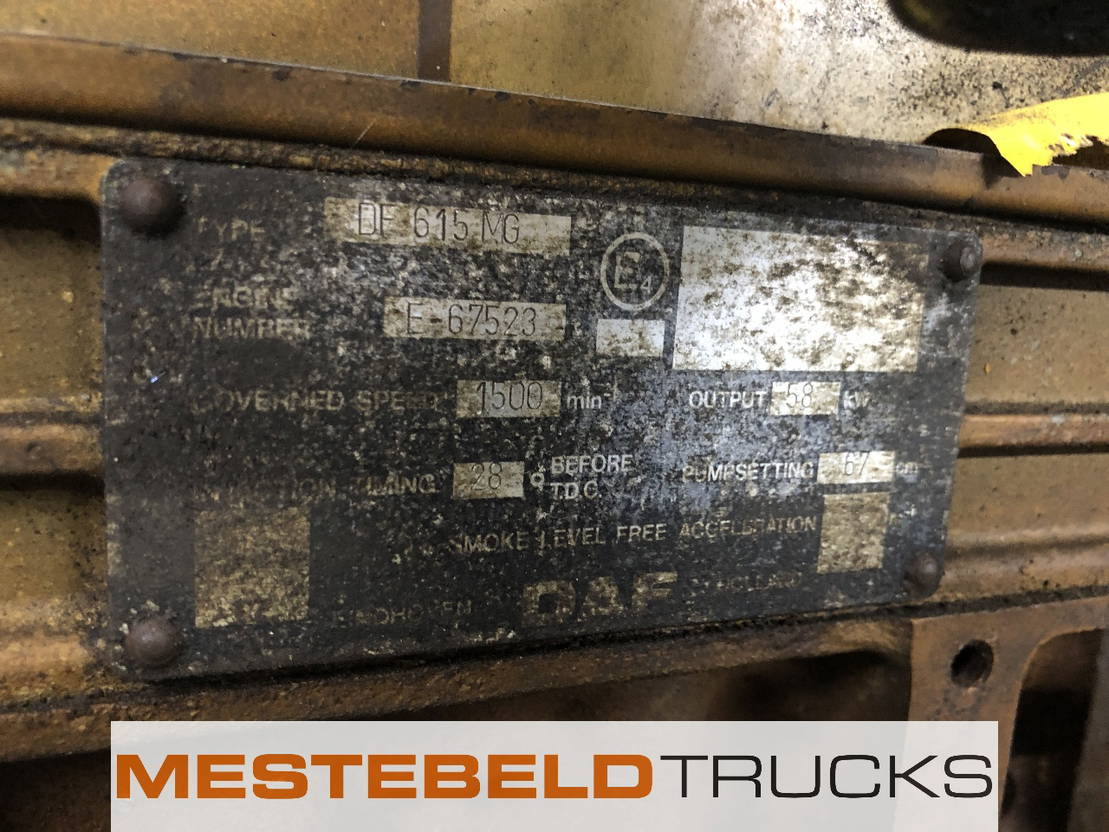 DAF Motor DF615 MG Marine - Motor i delovi za Kamion: slika 5 DAF Motor DF615 MG Marine - Motor i delovi za Kamion: slika 5
