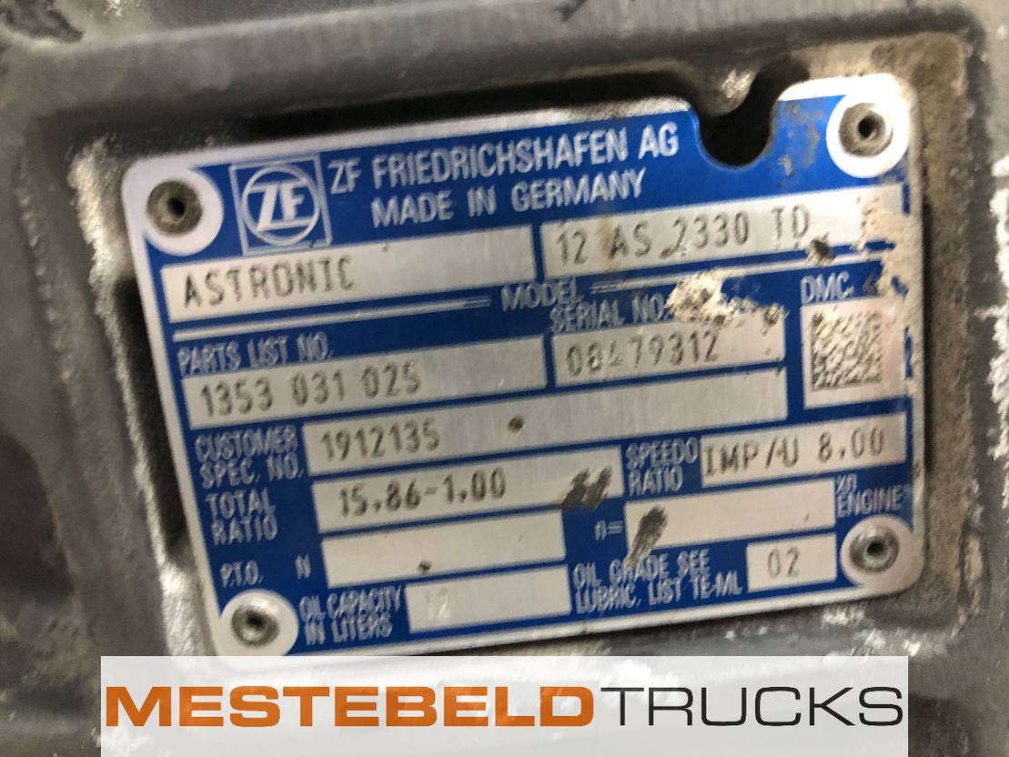 DAF Versnellingsbak 12 AS 2330 TD - Menjač i delovi za Kamion: slika 5 DAF Versnellingsbak 12 AS 2330 TD - Menjač i delovi za Kamion: slika 5