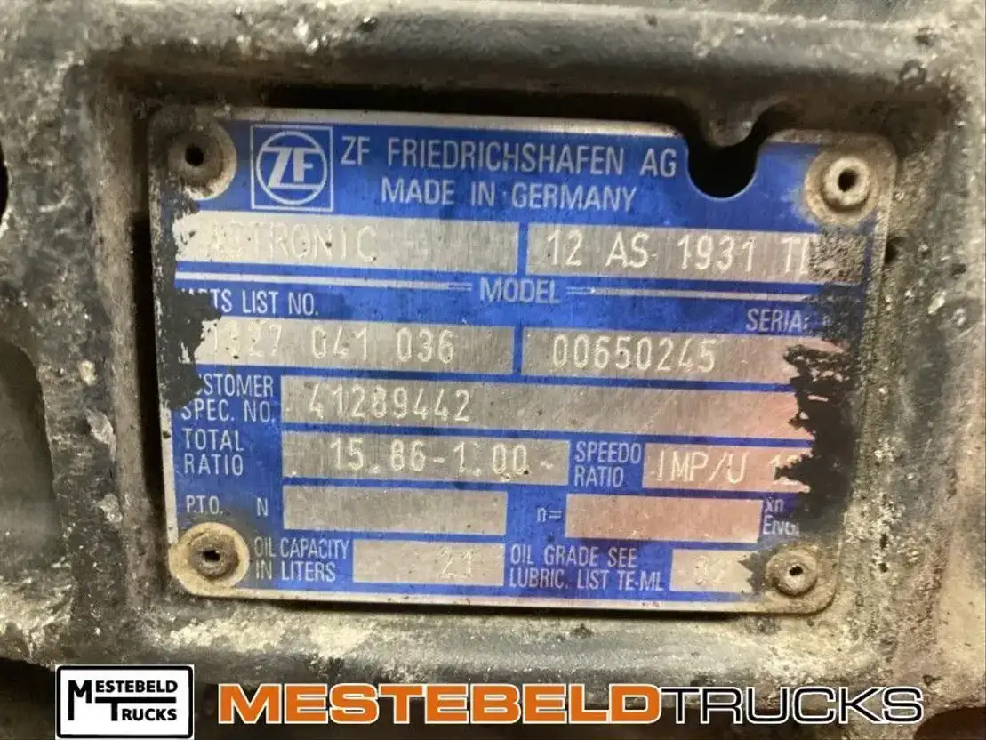 Iveco Versn bak Stralis - Menjač i delovi za Kamion: slika 4 Iveco Versn bak Stralis - Menjač i delovi za Kamion: slika 4