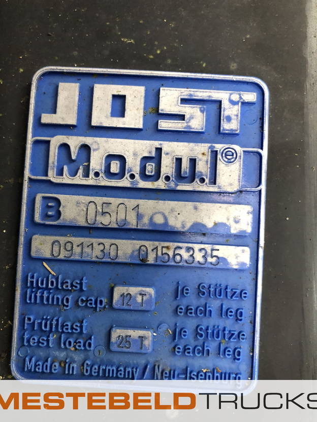 JOST Steunpootset Jost B 0501 - Ram/ Šasija za Kamion: slika 2 JOST Steunpootset Jost B 0501 - Ram/ Šasija za Kamion: slika 2