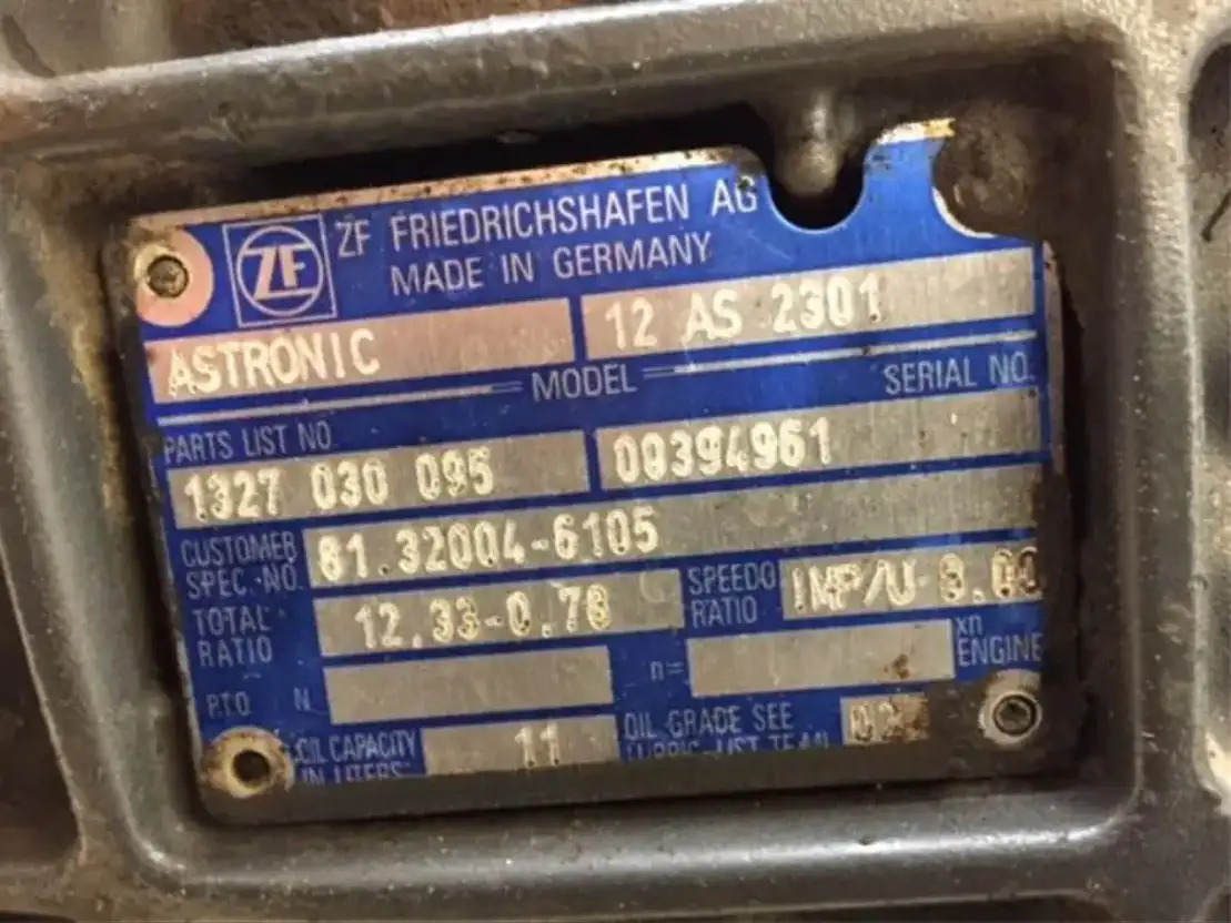 MAN Versn bak 12 AS 2301 OD - Menjač i delovi za Kamion: slika 1 MAN Versn bak 12 AS 2301 OD - Menjač i delovi za Kamion: slika 1