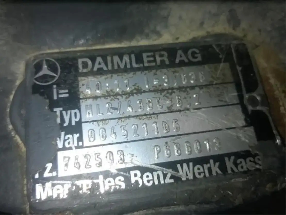 Mercedes-Benz Achteras Atego - Zadnja osovina za Kamion: slika 2 Mercedes-Benz Achteras Atego - Zadnja osovina za Kamion: slika 2