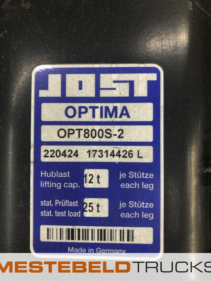 Trailor Set steunpoten Jost Opitma - Ram/ Šasija za Kamion: slika 2 Trailor Set steunpoten Jost Opitma - Ram/ Šasija za Kamion: slika 2