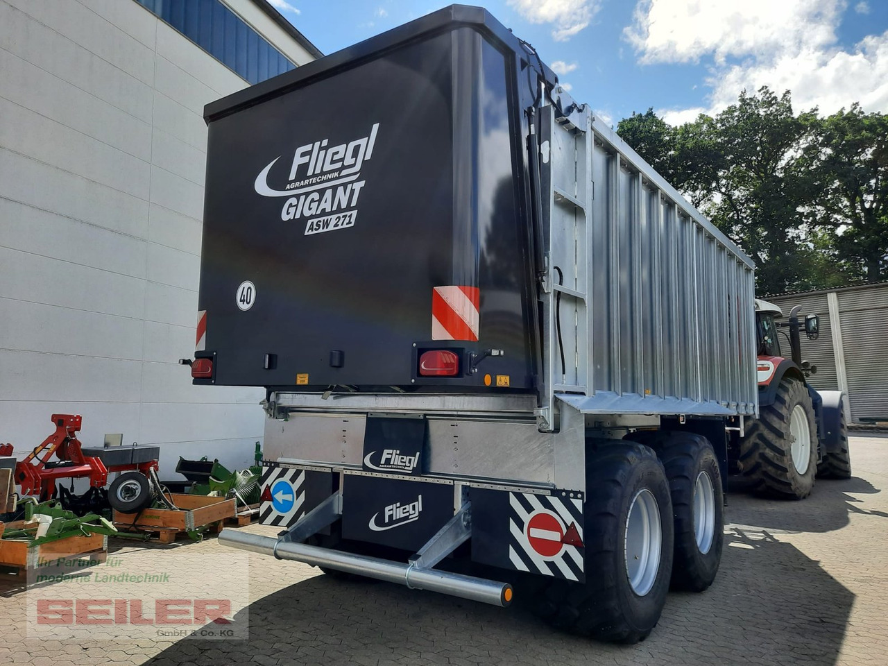 Fliegl ASW 271 C FOX Lenkachse 26,5" 35m³ - Prikolica sa automatskim punjenjem: slika 5 Fliegl ASW 271 C FOX Lenkachse 26,5" 35m³ - Prikolica sa automatskim punjenjem: slika 5