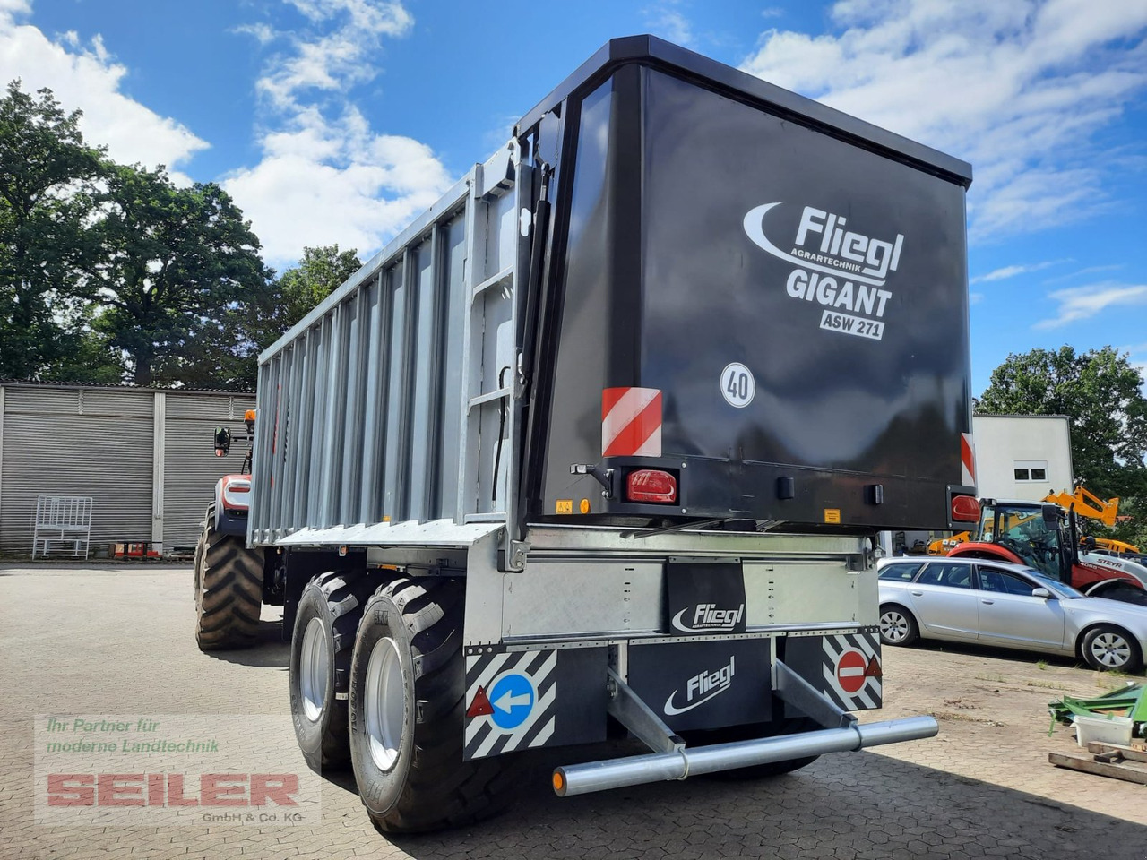 Fliegl ASW 271 C FOX Lenkachse 26,5" 35m³ - Prikolica sa automatskim punjenjem: slika 4 Fliegl ASW 271 C FOX Lenkachse 26,5" 35m³ - Prikolica sa automatskim punjenjem: slika 4
