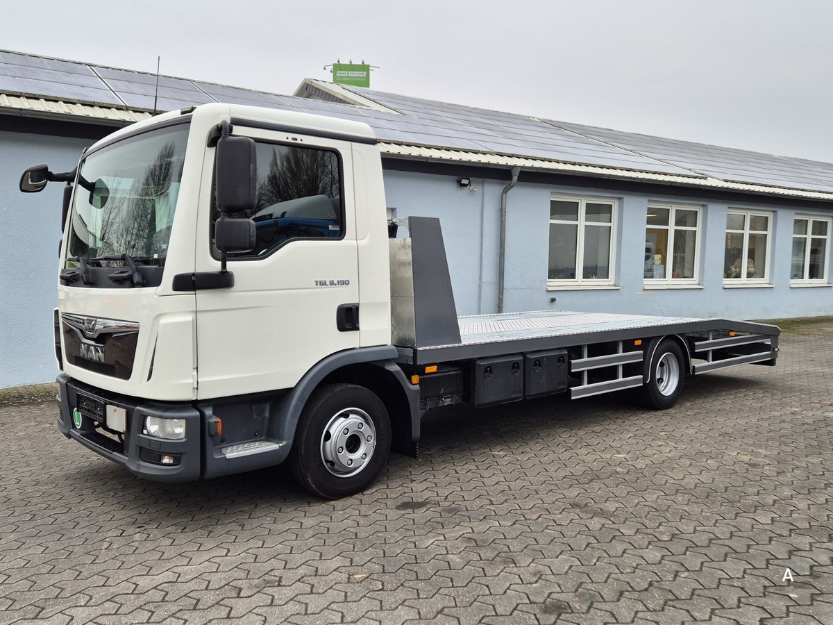 MAN TGL 8.190 BL Autotransporter 76tkm! AHK 3.5T - Kamion za prevoz automobila, Dostavno vozilo: slika 1 MAN TGL 8.190 BL Autotransporter 76tkm! AHK 3.5T - Kamion za prevoz automobila, Dostavno vozilo: slika 1