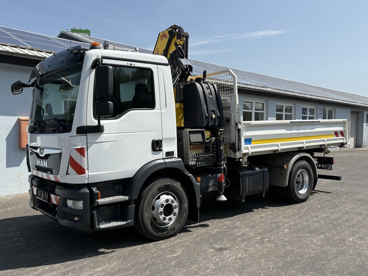 MAN TGM 15.290 BL 3-Seiten Kipper Kran (Funk) sofort - Istovarivač, Kamion sa dizalicom: slika 1 MAN TGM 15.290 BL 3-Seiten Kipper Kran (Funk) sofort - Istovarivač, Kamion sa dizalicom: slika 1