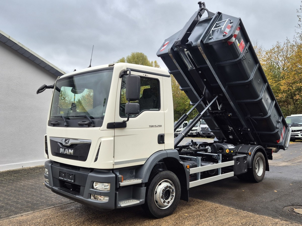 MAN TGM 15.290 BL Aut. Abrollkipper AHK - Kamion sa hidrauličnom kukom: slika 1 MAN TGM 15.290 BL Aut. Abrollkipper AHK - Kamion sa hidrauličnom kukom: slika 1