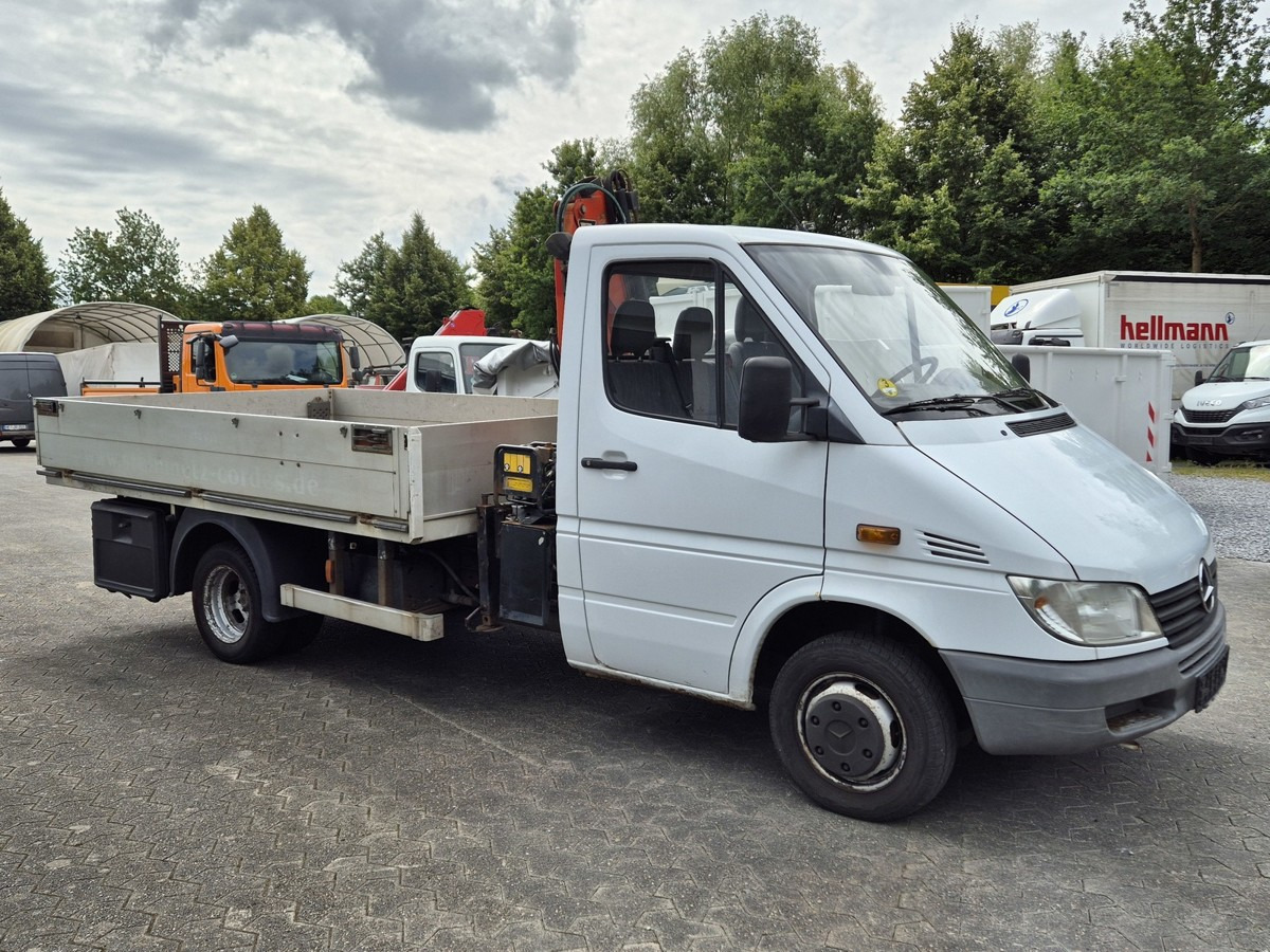 Dostavno vozilo sa otvorenom sandukom MERCEDES-BENZ Sprinter 413 313 Pritsche Kran Palfinger PC2300: slika 17