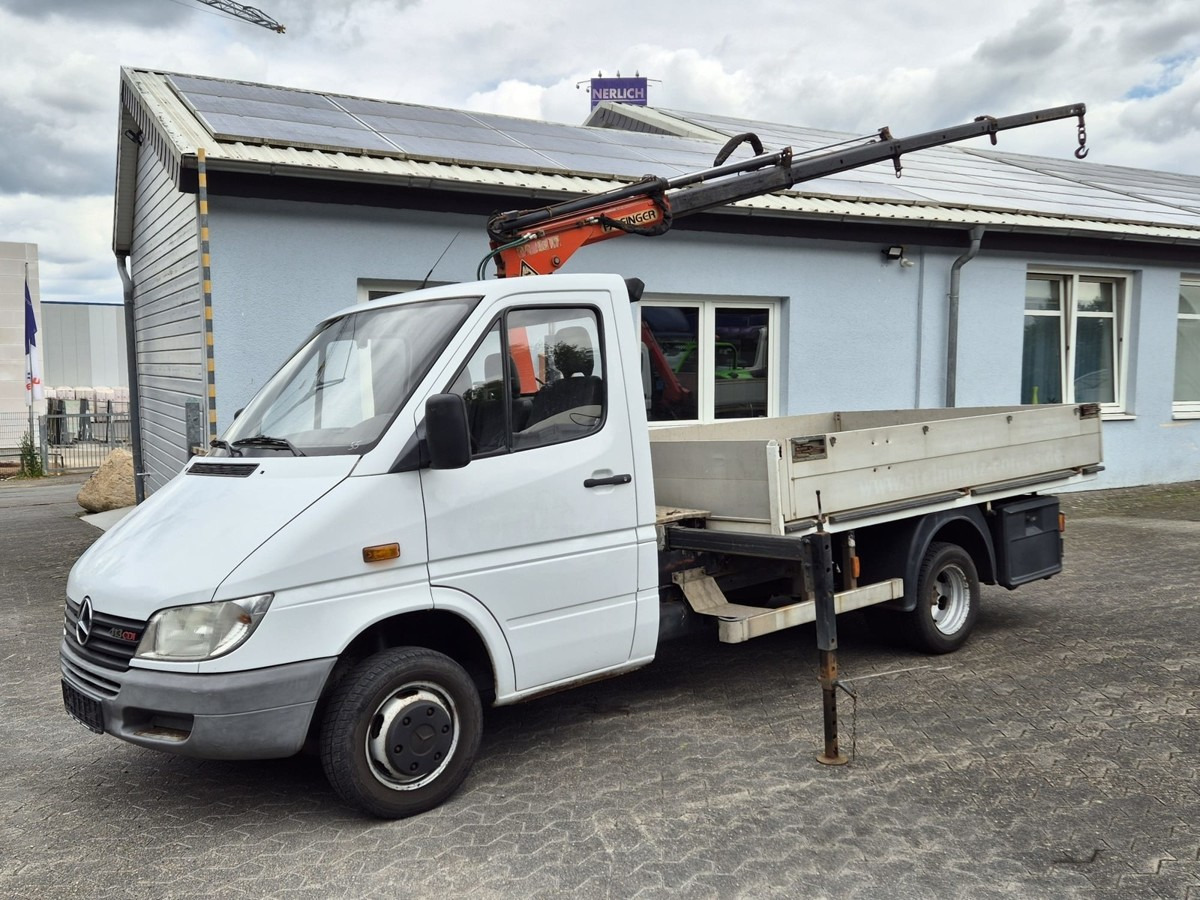 MERCEDES-BENZ Sprinter 413 313 Pritsche Kran Palfinger PC2300 - Dostavno vozilo sa otvorenom sandukom: slika 1 MERCEDES-BENZ Sprinter 413 313 Pritsche Kran Palfinger PC2300 - Dostavno vozilo sa otvorenom sandukom: slika 1