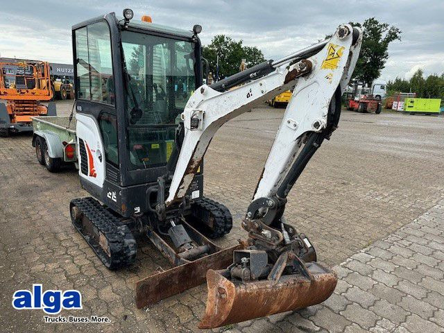 Bobcat E19, Verstelllaufwerk, Greifer + Hammer, Löffel - Mini bager: slika 1 Bobcat E19, Verstelllaufwerk, Greifer + Hammer, Löffel - Mini bager: slika 1