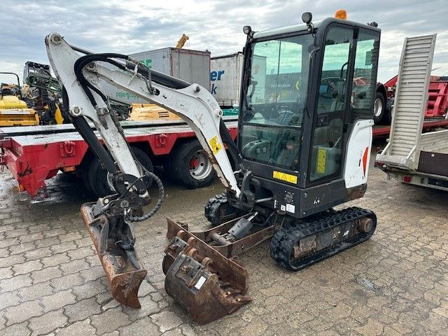 Bobcat E19, Verstelllaufwerk, Greifer + Hammer, Löffel - Mini bager: slika 2 Bobcat E19, Verstelllaufwerk, Greifer + Hammer, Löffel - Mini bager: slika 2