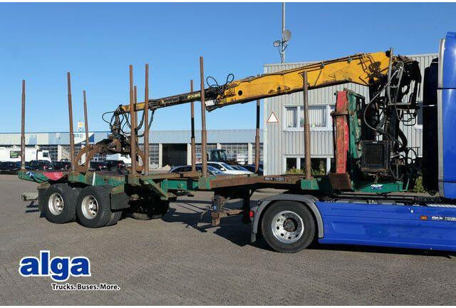 DIEBOLT Teleskop., Holzladekran, 2-Achser, BPW - Poluprikolica šticarka: slika 1 DIEBOLT Teleskop., Holzladekran, 2-Achser, BPW - Poluprikolica šticarka: slika 1