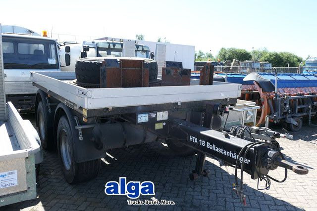 Hüffermann HTA 18.00, Tandem, Ballastanhänger, Luftfederung - Plato prikolica: slika 1 Hüffermann HTA 18.00, Tandem, Ballastanhänger, Luftfederung - Plato prikolica: slika 1