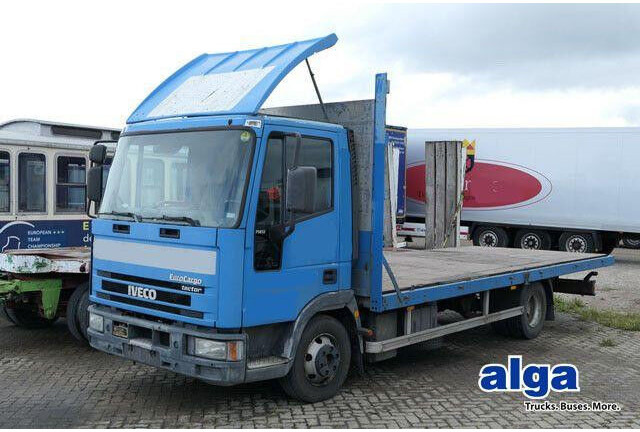 Iveco ML 75 E 4x2, Plattform, 3. Sitz, Luftfederung - Kamion sa tovarnim sandukom: slika 1 Iveco ML 75 E 4x2, Plattform, 3. Sitz, Luftfederung - Kamion sa tovarnim sandukom: slika 1