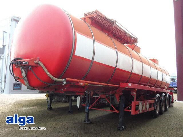 Kässbohrer Isoliert, Chemie, V2A, 32m³,Kompresor,Alu-Felgen - Poluprikolica cisterna: slika 1 Kässbohrer Isoliert, Chemie, V2A, 32m³,Kompresor,Alu-Felgen - Poluprikolica cisterna: slika 1