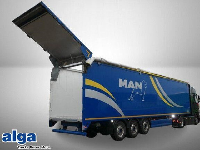 Knapen Trailers K 200, 92m³, 10mm Boden, Hydr. Heckklappe, Funk - Poluprikolica sa zatvorenim sandukom: slika 1 Knapen Trailers K 200, 92m³, 10mm Boden, Hydr. Heckklappe, Funk - Poluprikolica sa zatvorenim sandukom: slika 1