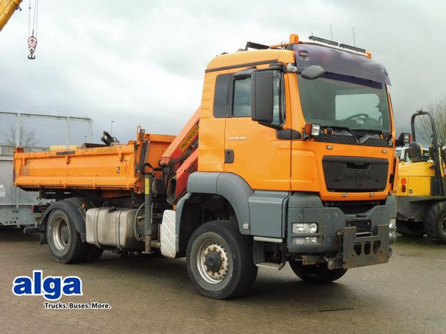MAN 18.360 TGS 4x4, Kran Palfinger PK8501, Funk, AHK - Istovarivač, Kamion sa dizalicom: slika 1 MAN 18.360 TGS 4x4, Kran Palfinger PK8501, Funk, AHK - Istovarivač, Kamion sa dizalicom: slika 1