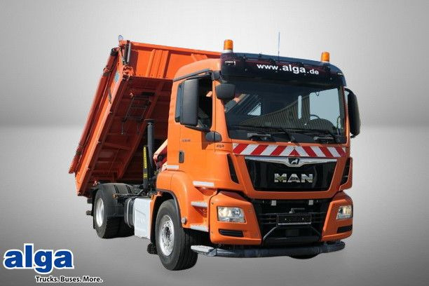 MAN 18.460 TGS/4x2/Meiller/Palfinger 8.501 SLD/AHK - Istovarivač, Kamion sa dizalicom: slika 1 MAN 18.460 TGS/4x2/Meiller/Palfinger 8.501 SLD/AHK - Istovarivač, Kamion sa dizalicom: slika 1