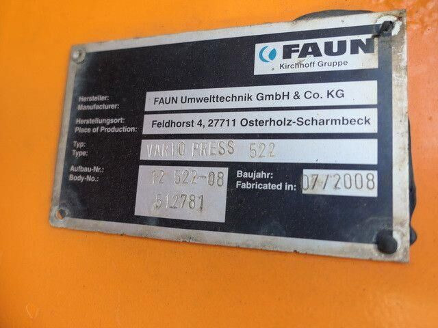 Kamion za smeće MAN 26.320 TGS BL 6x2, Faun, Vario Press, Zöller: slika 12