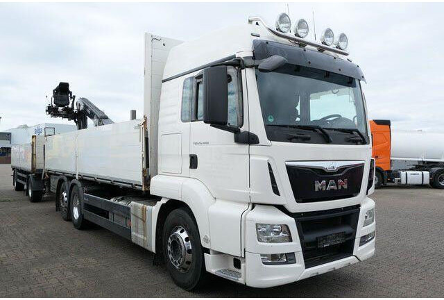 MAN 26.440 TGS LL 6x2, Kran Fassi F195AS.22, AHK, AC - Kamion sa tovarnim sandukom: slika 2 MAN 26.440 TGS LL 6x2, Kran Fassi F195AS.22, AHK, AC - Kamion sa tovarnim sandukom: slika 2