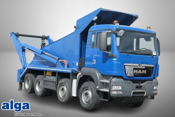 MAN 41.480 TGS 8x4, gr. Federpaket, 37tkm, 4-Achser - Kamion za utovaranje kontejnera: slika 1 MAN 41.480 TGS 8x4, gr. Federpaket, 37tkm, 4-Achser - Kamion za utovaranje kontejnera: slika 1
