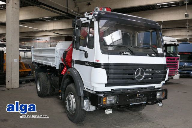 Mercedes-Benz 1820 AK 4x4, HMF 1003 K2, Allrad, AHK, Blattfed. - Istovarivač, Kamion sa dizalicom: slika 1 Mercedes-Benz 1820 AK 4x4, HMF 1003 K2, Allrad, AHK, Blattfed. - Istovarivač, Kamion sa dizalicom: slika 1