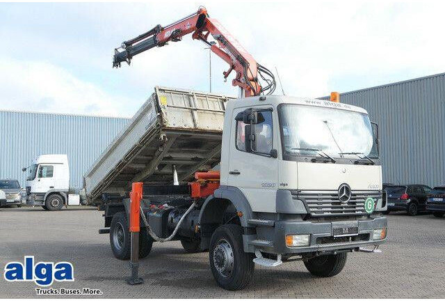 Mercedes-Benz 1828 Atego 4x4, Atlas AK 105.1, Funk, Hydr., AHK - Istovarivač: slika 1 Mercedes-Benz 1828 Atego 4x4, Atlas AK 105.1, Funk, Hydr., AHK - Istovarivač: slika 1