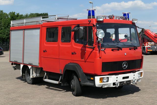Mercedes-Benz 814 F/Feuerwehr/Pumpe/9 Sitze - Vatrogasni kamion, Dostavno vozilo sa duplom kabinom: slika 3 Mercedes-Benz 814 F/Feuerwehr/Pumpe/9 Sitze - Vatrogasni kamion, Dostavno vozilo sa duplom kabinom: slika 3