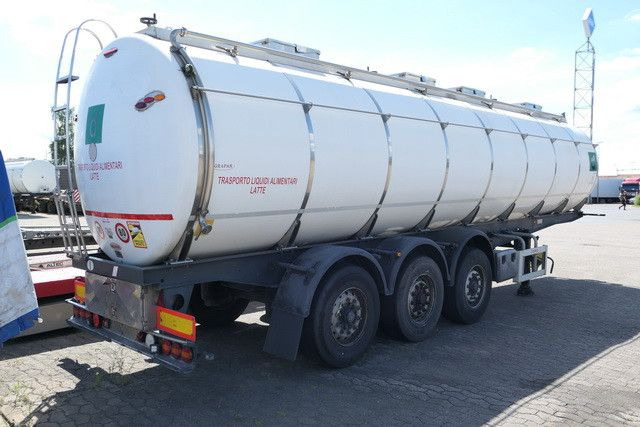 Zorzi 38 S ET, Isoliert, 32m³, 4 Kammern, BPW - Poluprikolica cisterna: slika 3 Zorzi 38 S ET, Isoliert, 32m³, 4 Kammern, BPW - Poluprikolica cisterna: slika 3
