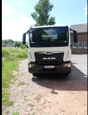 Camion plateau ridelle avec grue MAN TGM18,250 (2022-3.278 km) - Kamion sa tovarnim sandukom, Kamion sa dizalicom: slika 2 Camion plateau ridelle avec grue MAN TGM18,250 (2022-3.278 km) - Kamion sa tovarnim sandukom, Kamion sa dizalicom: slika 2