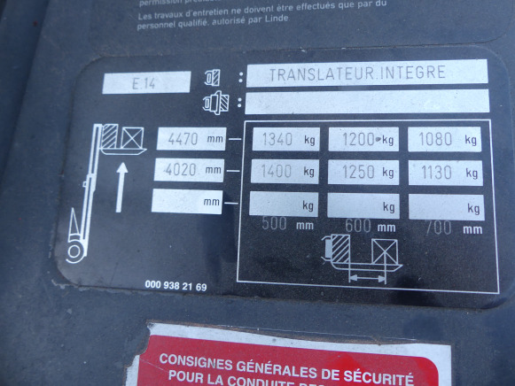 Chariot élévateur électrique Fenwick-Linde E 14-02 - Električni viljuškar: slika 5 Chariot élévateur électrique Fenwick-Linde E 14-02 - Električni viljuškar: slika 5