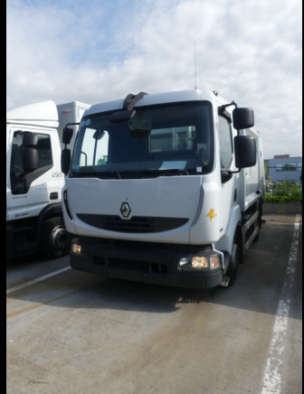 REF:68419 - Camion poubelle Renault Midlum 180DXI (2013-150.066 km) - Kamion za smeće: slika 1 REF:68419 - Camion poubelle Renault Midlum 180DXI (2013-150.066 km) - Kamion za smeće: slika 1