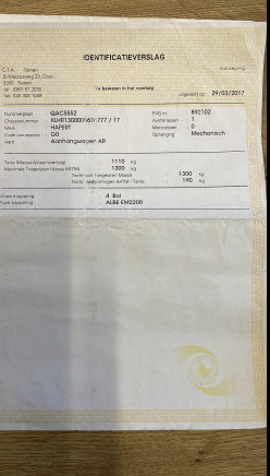 Remorque Hapert R13-13 - Prikolica za automobil: slika 5 Remorque Hapert R13-13 - Prikolica za automobil: slika 5