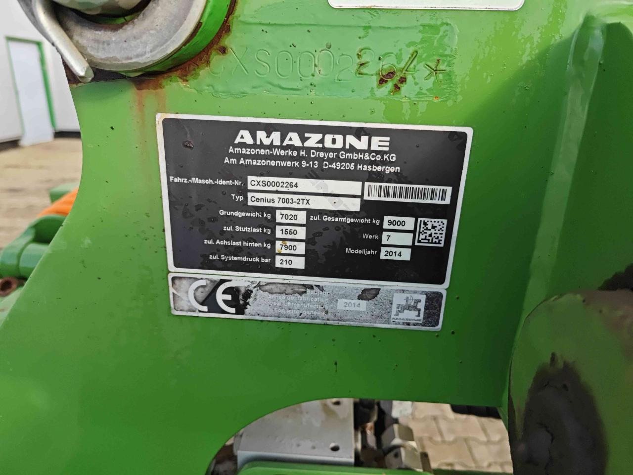 Kultivator Amazone Cenius 7003-2TX: slika 15