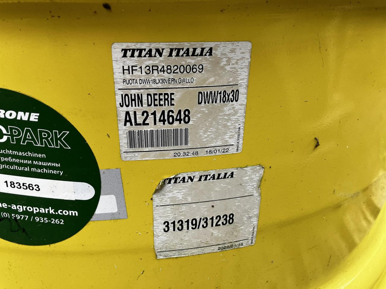 John Deere 18x30 - Guma za Poljoprivredna mašina: slika 4 John Deere 18x30 - Guma za Poljoprivredna mašina: slika 4