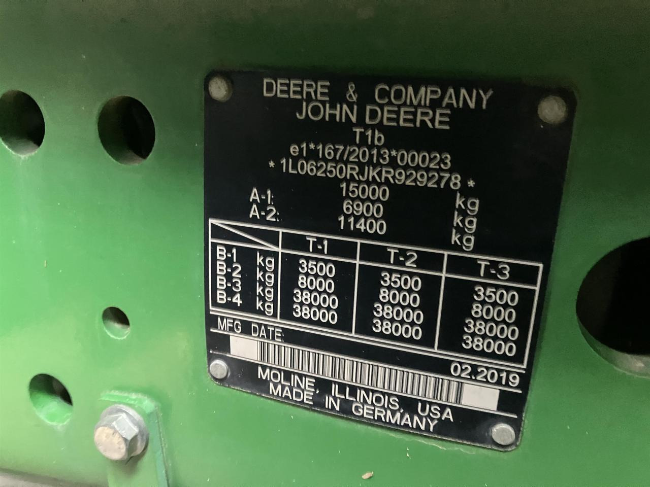John Deere 6250R - Traktor: slika 5 John Deere 6250R - Traktor: slika 5