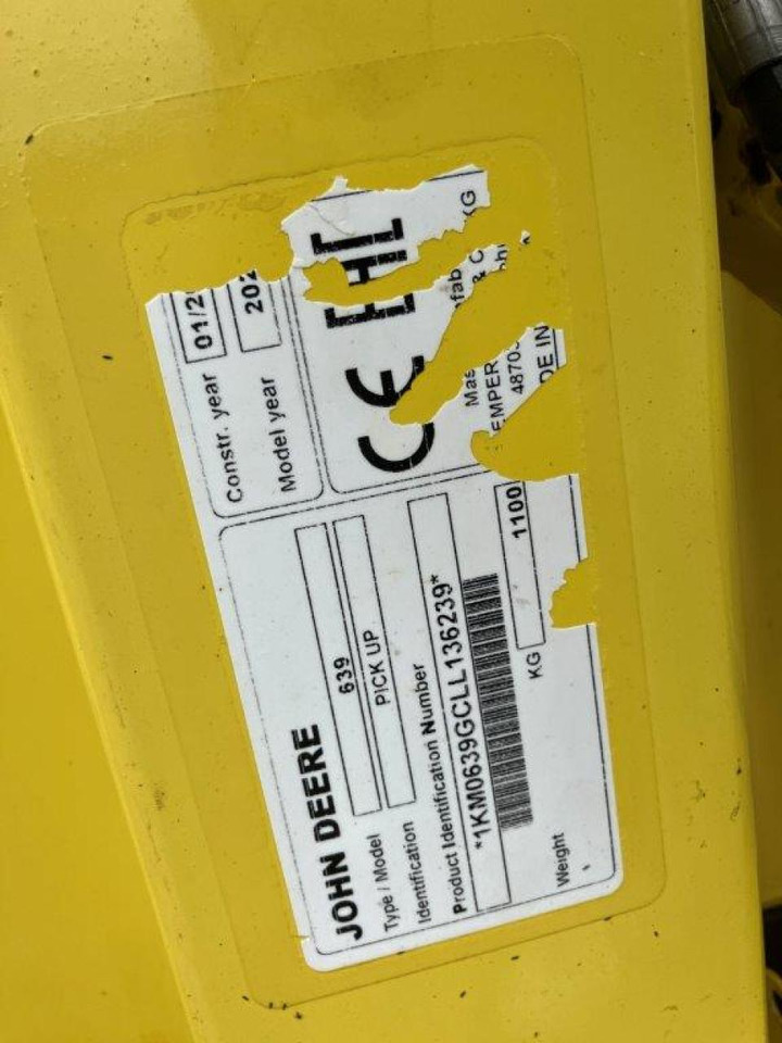 Dodatak za stočnu hranu John Deere 639: slika 8 Dodatak za stočnu hranu John Deere 639: slika 8