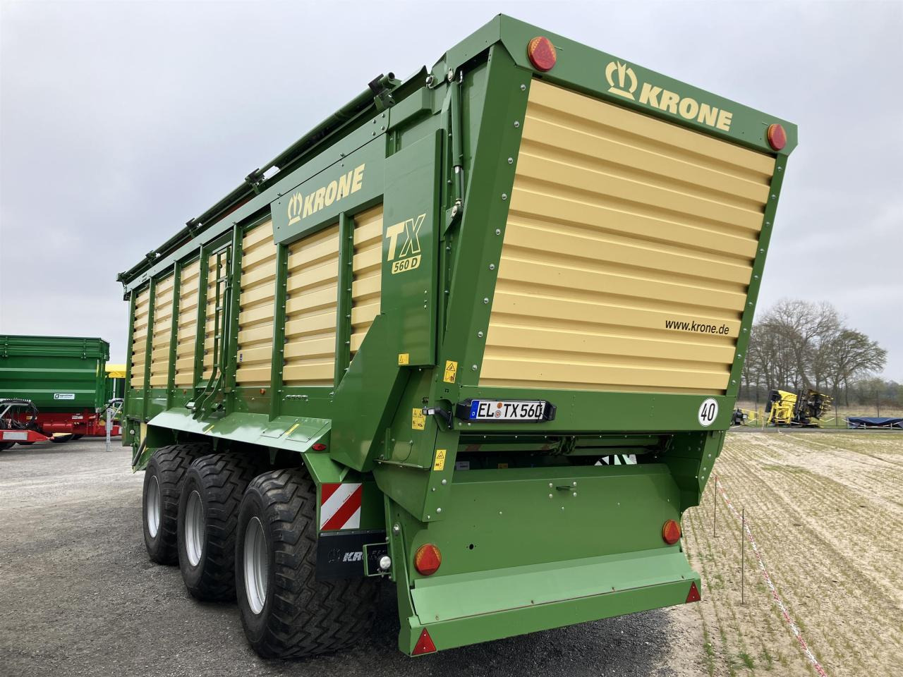 Krone TX 560 D - Prikolica sa automatskim punjenjem: slika 4 Krone TX 560 D - Prikolica sa automatskim punjenjem: slika 4