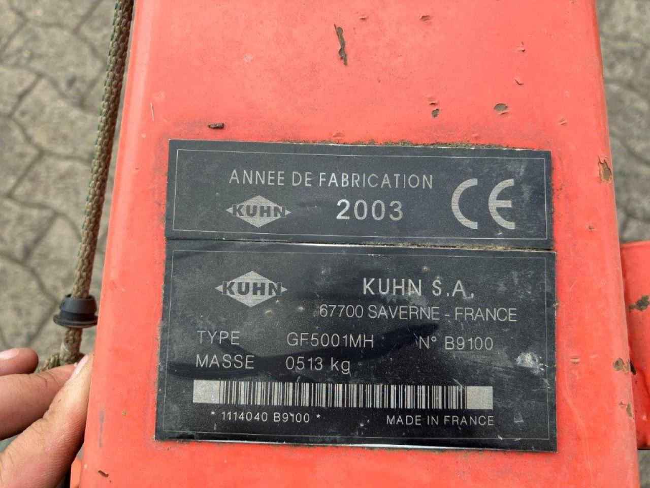 Prevrtač/ Grabuljač Kuhn GF 5001 MH: slika 10