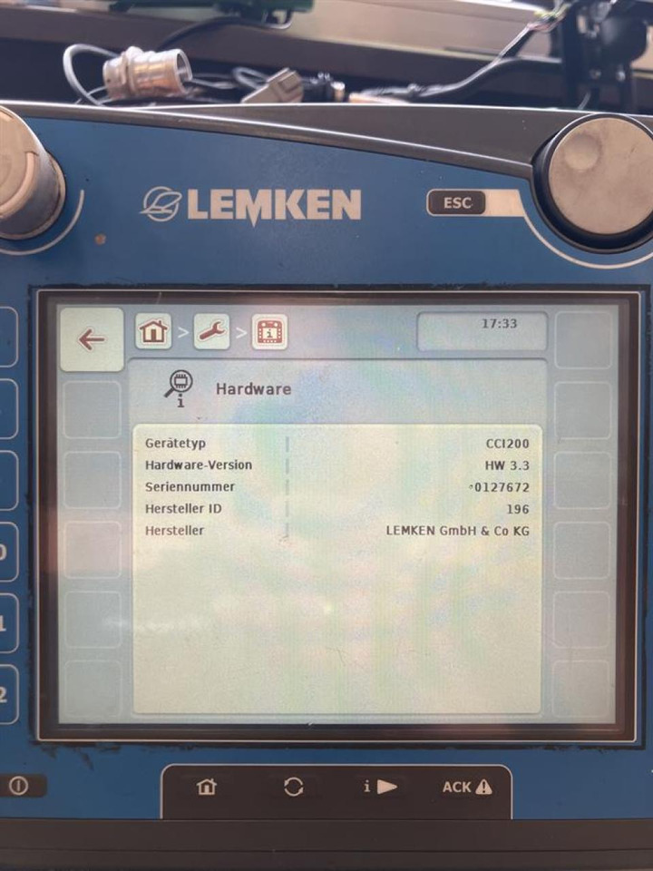 Lemken CCI200 - Sistem za navigaciju za Poljoprivredna mašina: slika 4 Lemken CCI200 - Sistem za navigaciju za Poljoprivredna mašina: slika 4