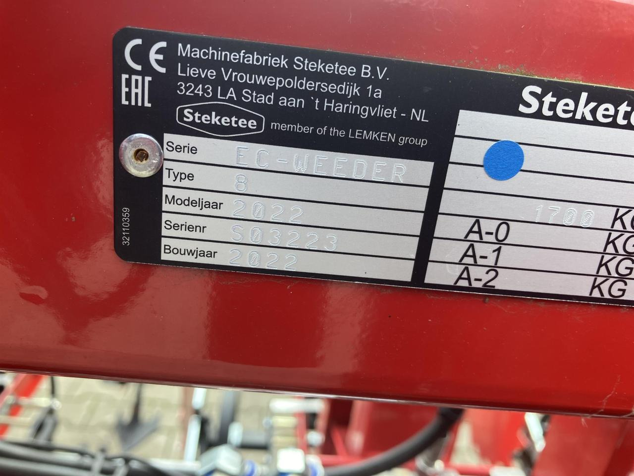 Steketee EC-Weeder 80:8 & EC-Steer 70:7 - Češljasta drljača: slika 5 Steketee EC-Weeder 80:8 & EC-Steer 70:7 - Češljasta drljača: slika 5