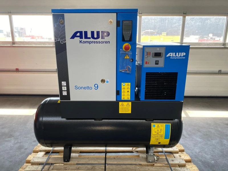 Alup Sonetto 9+ 270 Elektrische Schroefcompressor met ketel en droger 7.5 kW 980 L / min 10 Bar - Kompresor za vazduh: slika 1 Alup Sonetto 9+ 270 Elektrische Schroefcompressor met ketel en droger 7.5 kW 980 L / min 10 Bar - Kompresor za vazduh: slika 1