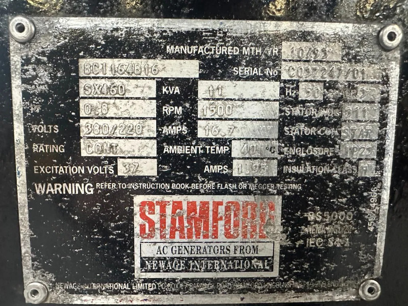 Set generatora Deutz F2L 1011 Stamford 11 kVA generatorset: slika 12